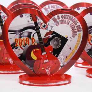 Приз акриловий Серце