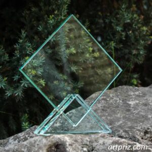 Нагорода скляна ромб GL-45