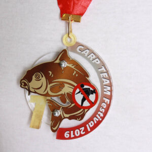Акрилова медаль з композитом CARP TEAM