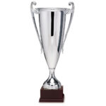 Кубок елітний металевий під срібло КА349B Висота 81 см