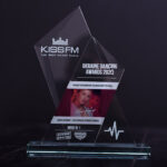 Нагорода скляна корпоративна GL-26 h12см