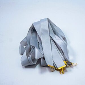 Стрічка текстурна сіра (срібло) 25 мм