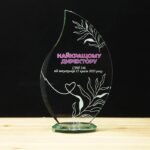 Приз скляний GL-3 Висота 16см