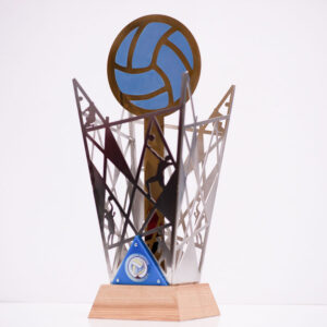 Престижний кубок з металу для чоловічої команди з волейболу КІ6206А H62см