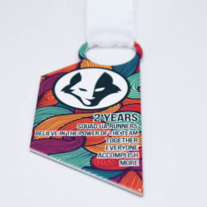 Медаль WOLF 2 YEARS Розмір 125мм MMW10