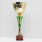 Кубок К1821А з глибокою чашею, на дерев'яній основі h38см