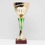 Кубок К1821С з глибокою чашею на дерев'яній основі h24см