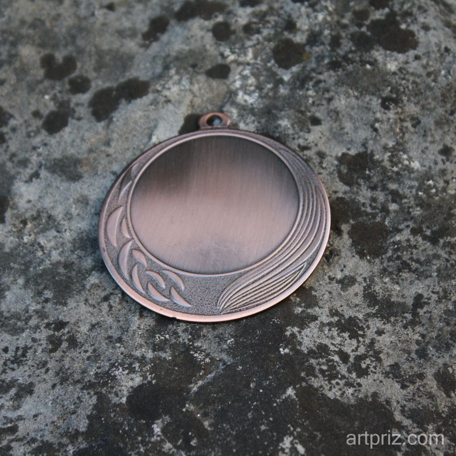 Медаль MF070 Бронза D70мм жетон 50мм штампована