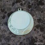 Медаль MF070 Золото D70мм жетон 50мм штампована