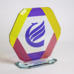 Нагорода скляна GL-21 заввишки 20см, товщина 10мм