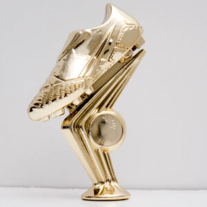 Фігурка футбольна Бутса №3 нагорода для футболу місце під жетон 25мм h15см