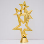 Фігурка П'ять Зірок 16.5 см нагорода із зірками верхівка для кубка h16,5см