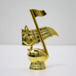 Фігурка Нотка тематичні нагороди для музичних конкурсів. Верхівка для кубка h11см