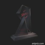 Награда стеклянная универсальная GL-25 h16см