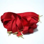 Стрічка текстурна червона 25 мм