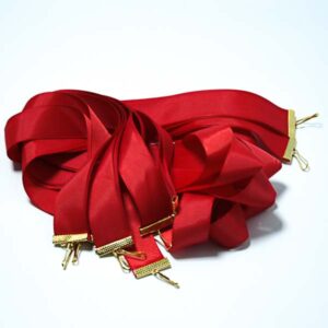 Лента текстурная красная 25 мм