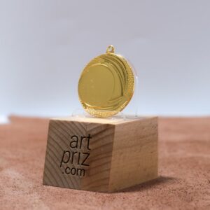 Медаль MA1040 Золото Д40мм місце під жетон 25мм