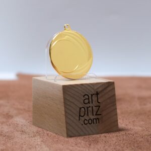 Медаль MA1040 Золото Д40мм місце під жетон 25мм