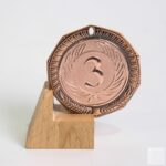 Медаль MA080 бронза D70мм місце під жетон 50мм