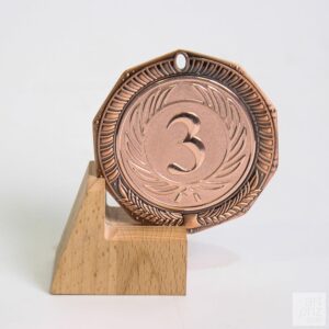 Медаль MA080 бронза D70мм місце під жетон 50мм