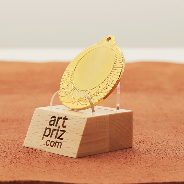 Медаль MA1240G Золото метал D40мм місце під Жетон D25мм