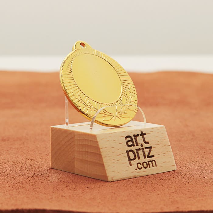 Медаль MA1240G Золото метал D40мм місце під Жетон D25мм