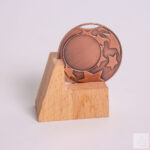 Медаль MA1745 Бронза D45мм місце під Жетон D25мм з зірками