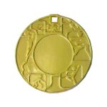 Медаль MA185 Золото D50мм Жетон D25мм універсальна