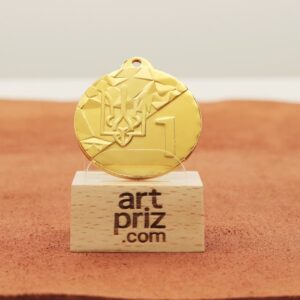 Медаль Ma1340 Золото D40мм металева