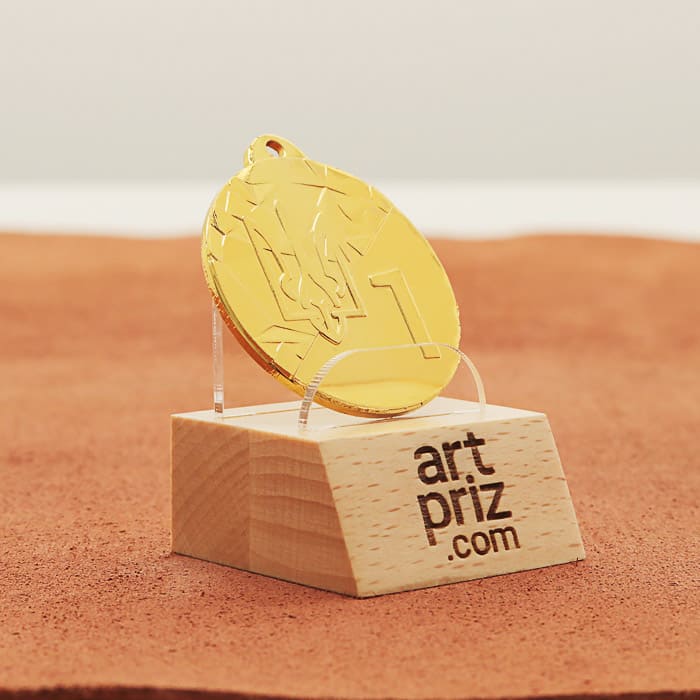 Медаль Ma1340 Золото D40мм металева