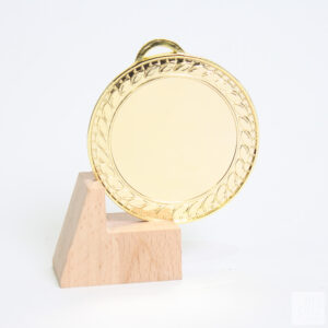 Медаль MA078 золото D70мм місце під жетон 50мм з вінком