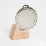 Медаль MA078 серебро D70мм место под жетон 50мм с венком