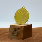 Медаль MA216 Золото D50мм Жетон D25мм универсальная