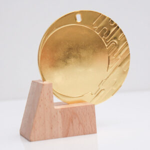 Медаль МА086 Gold D70мм місце під жетон 50мм