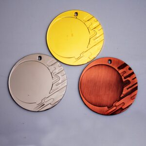 Медаль МА086 Gold D70мм місце під жетон 50мм