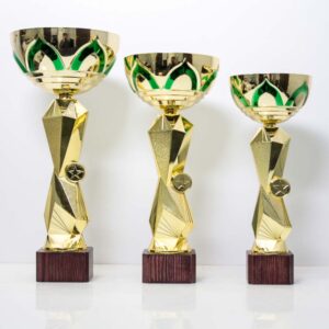 Кубок K5052А нагорода з великою чашею та місцем під жетон D25мм h35см