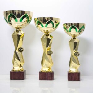 Кубок K5052В нагорода з великою чашею та місцем під жетон D25мм h32см