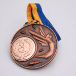 Медаль МА5011 Бронза с лентой D50мм и жетоном D25