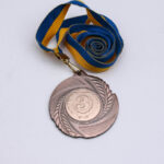 Медаль МА5010 Бронза зі стрічкою D50мм з жетоном D25мм