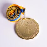 Медаль МА195 Золото зі стрічкою D50мм