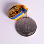 Медаль МА195 Срібло зі стрічкою D50мм