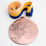 Медаль МА089 бронза зі стрічкою D70мм