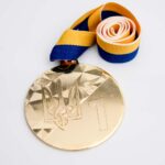 Медаль МА089 Золото зі стрічкою D70мм