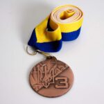 Медаль МА1340 Бронза зі стрічкою D40мм