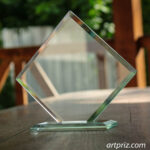 Приз скляний Абсолютний чемпіон GL-5 h14см