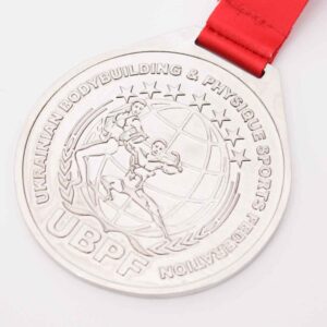 Медаль спортивна Лита D90 мм Бодібілдінг