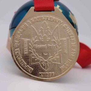 Медаль спортивна Лита D90 мм Бодібілдінг