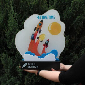 Приз нагородной AGILE ENGINE