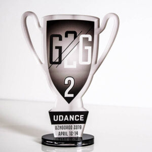 Кубок акриловий UDANCE h20см