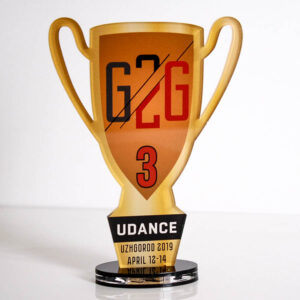 Кубок акриловий UDANCE h20см